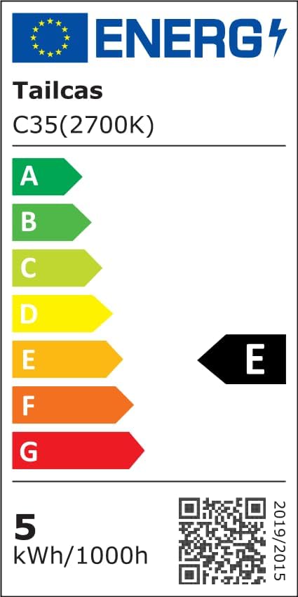 E14 LED lemputės 6vnt. 5W