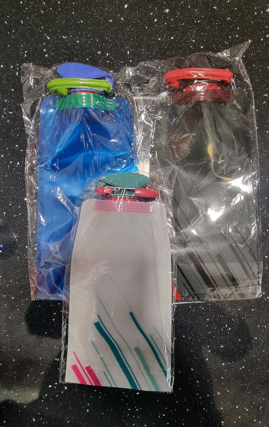 Daugiakartinės lanksčios gertuvės 750ml 3vnt
